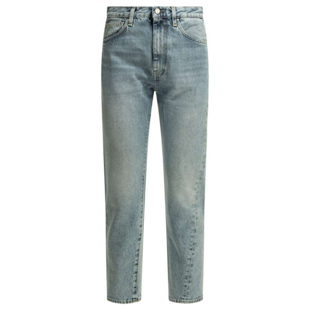 Design sans titre (20) TOTEME jean femme en coton bleu clair – Image 1