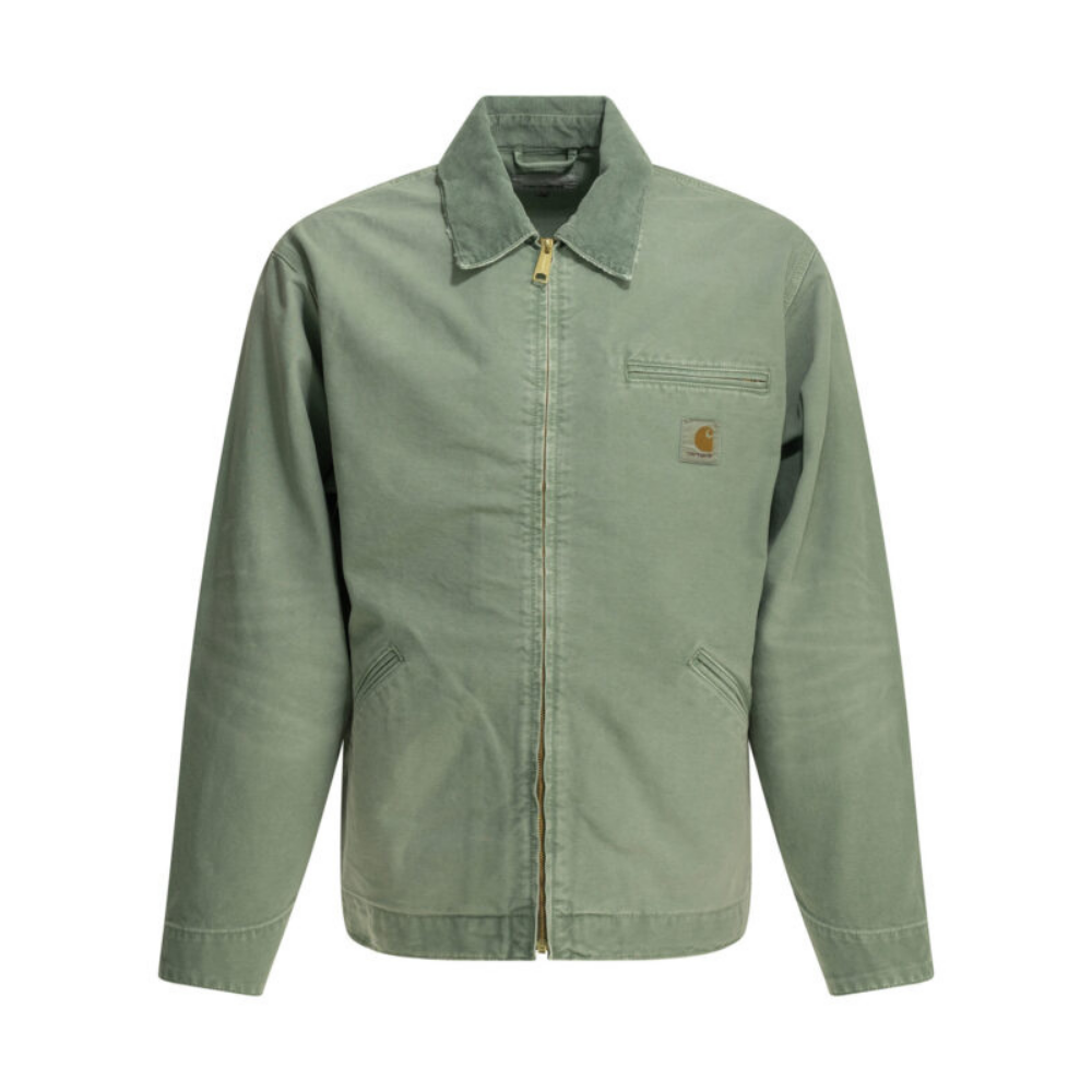 Design sans titre (23) CARHARTT WIP veste verte en toile de coton – Image 1