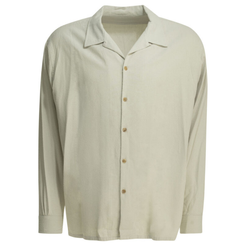 Design sans titre (24) A.Presse chemise homme grise en soie – Image 1