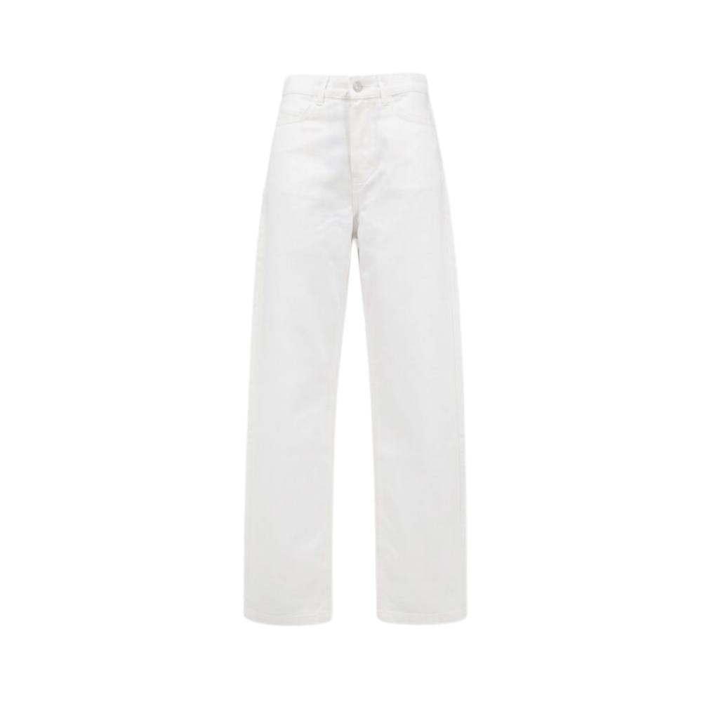 Design sans titre (26) the frankie shop pantalon femme blanc en coton – Image 1