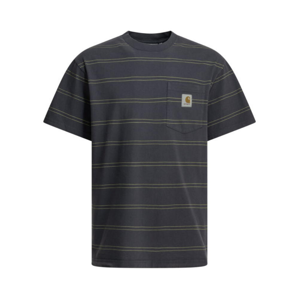 Design sans titre (29) Carhartt WIP t-shirt homme violet en coton – Image 1