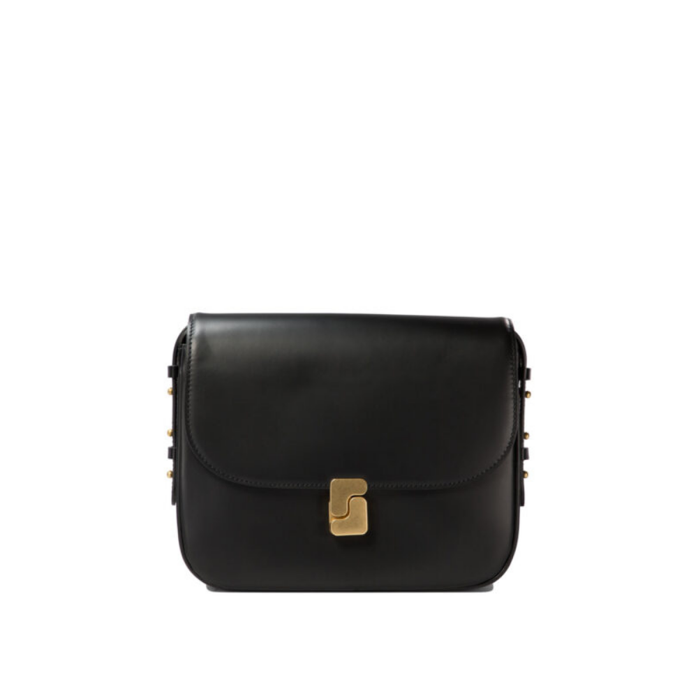 Design sans titre (3) SOEUR sac porté épaule Bellissima noir en cuir – Image 1