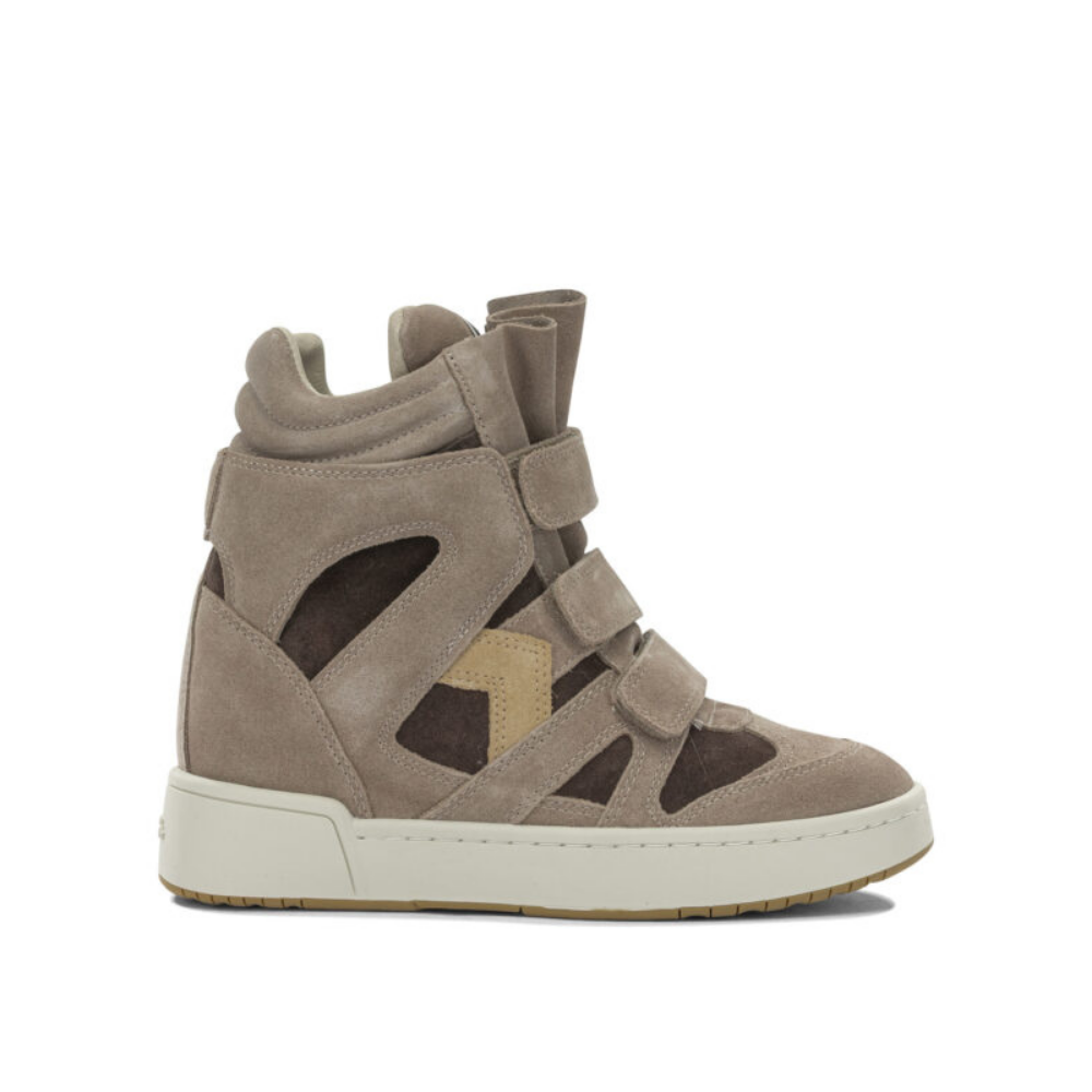 Design sans titre (32) Isabel Marant baskets montantes femme marron – Image 1