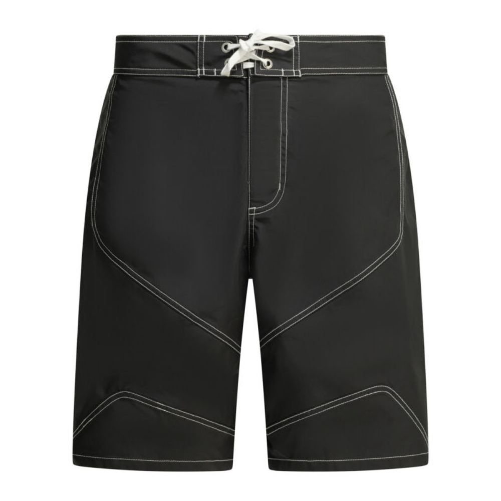 Design sans titre (36) Stüssy short homme noir en polyamide – Image 1