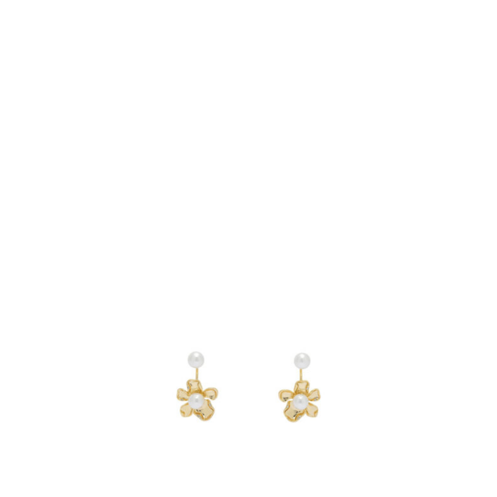 Design sans titre (39) Self-portrait boucles d oreilles femme or en laiton – Image 1