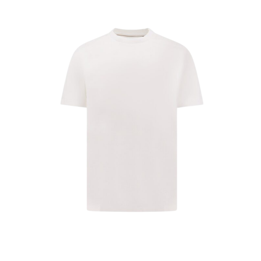 Design sans titre (41) BOSS t-shirt homme blanc en coton – Image 1