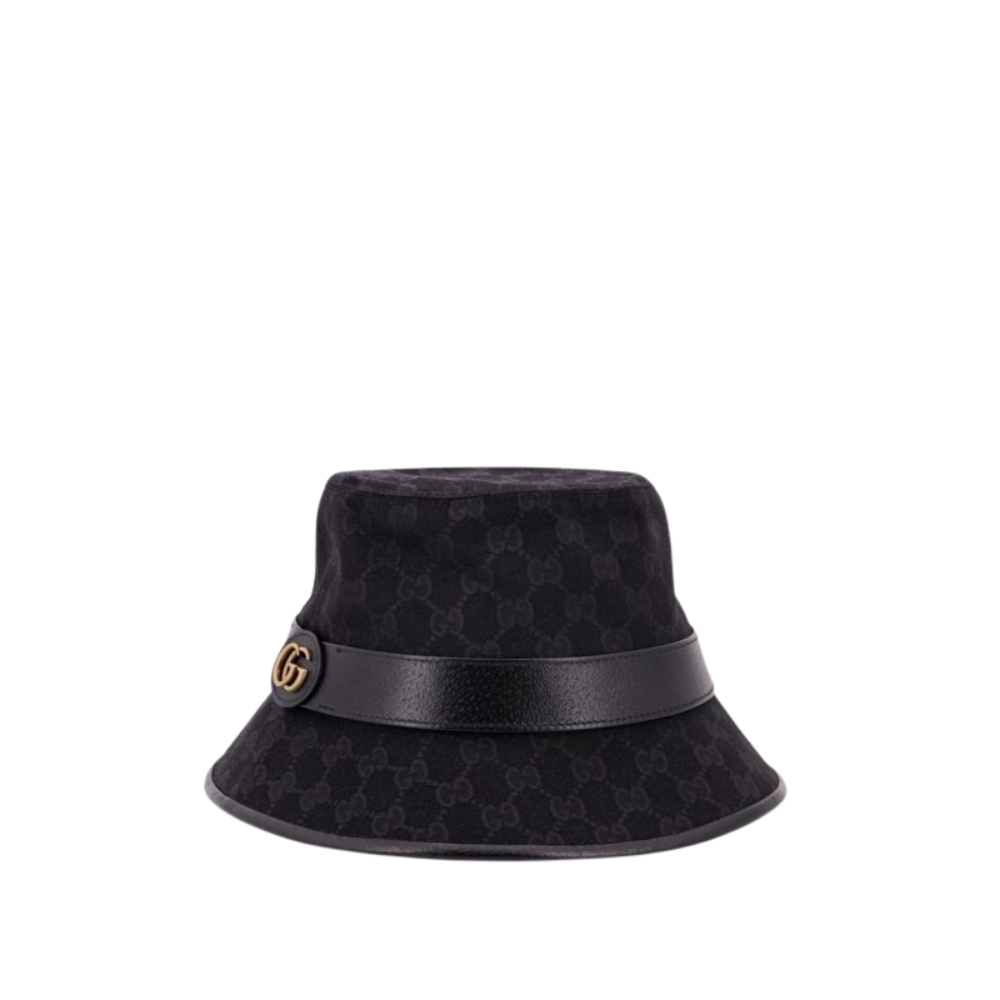 Design sans titre (54) Gucci bob homme noir original GG – Image 1