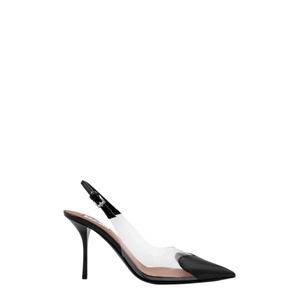 Design sans titre (55) ALAIA escarpins en cuir femme noir – Image 1