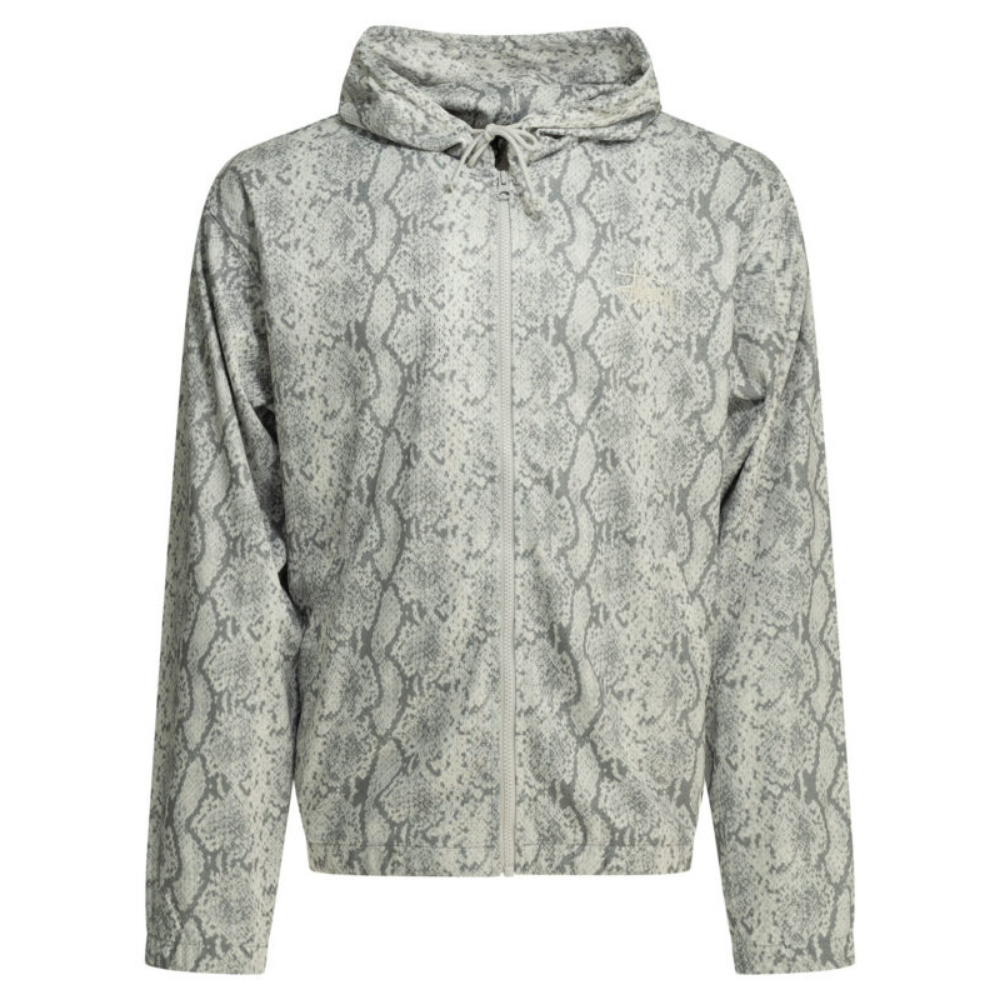 Design sans titre STÜSSY veste zippée homme grise – Image 1