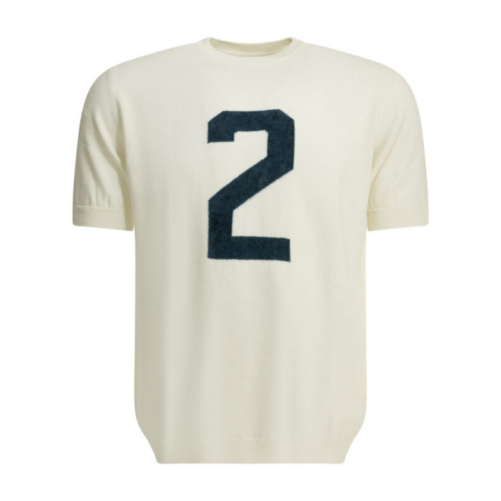 Design sans titre RAKKÌ T-shirt en coton blanc homme – Image 1