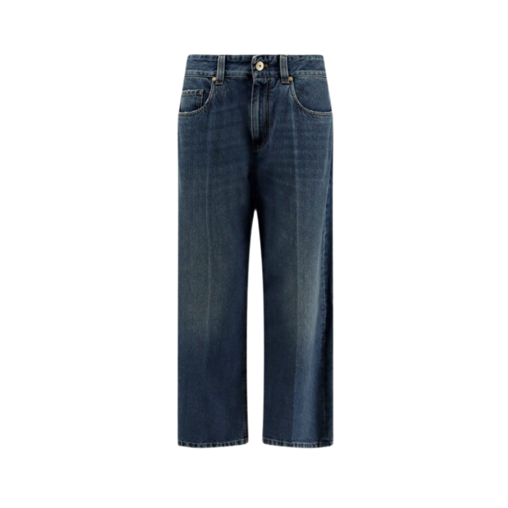 Design sans titre (8) Brunello Cucinelli jean femme bleu – Image 1