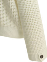 BRUNELLO CUCINELLI pull en coton femme blanc – Image 4