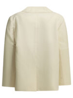 BRUNELLO CUCINELLI blazer en viscose et lin femme blanc – Image 2