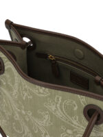 ETRO sac à épaule moyen en coton femme vert – Image 5
