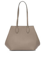 VALEXTRA sac porté épaule en cuir femme beige – Image 3