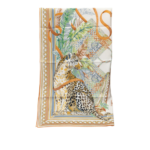 FERRAGAMO foulard en soie femme orange