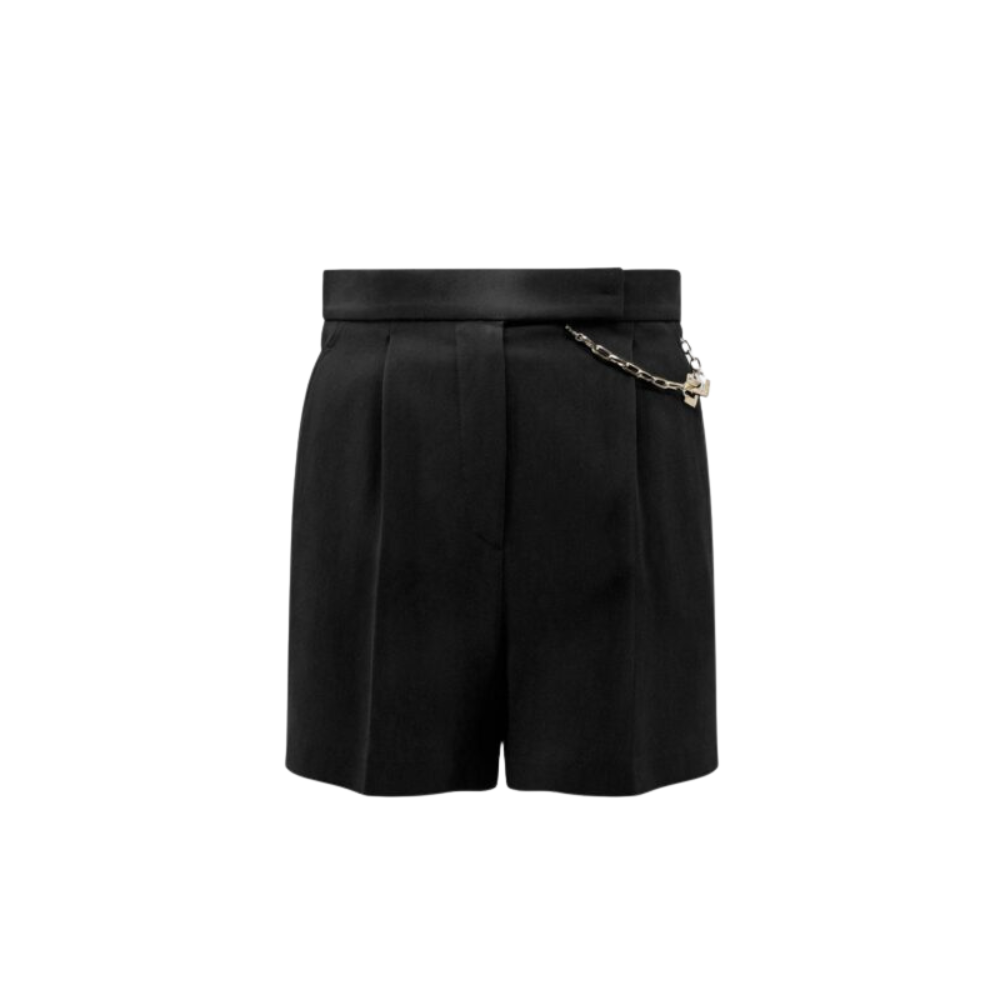 Sans titre (1000 x 1000 px) - 2026-06-18T002534.511 ELISABETTA FRANCHI short en viscose femme noir – Image 1