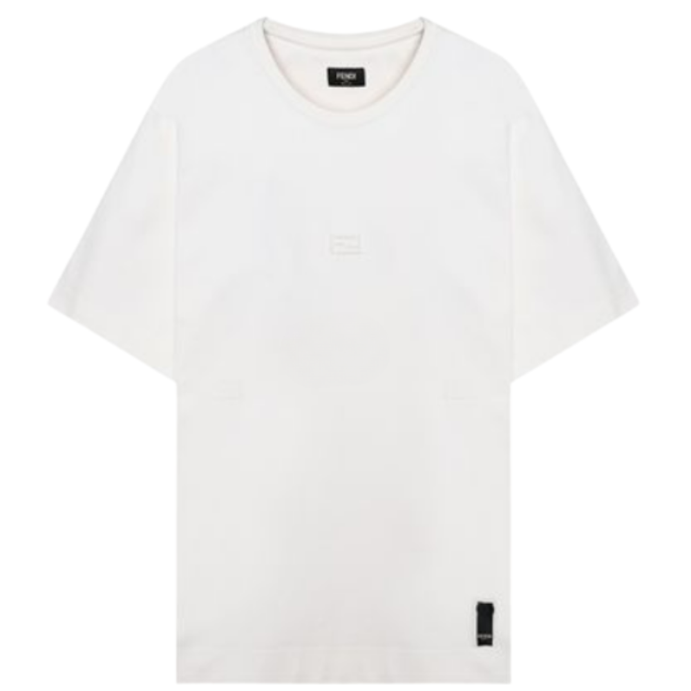Sans titre (1000 x 1000 px) - 2026-06-18T224113.047 FENDI t-shirt oversize en coton homme blanc crème – Image 1