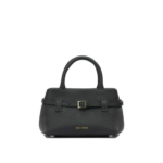 MANU ATELIER sac à main petit modèle en cuir femme noir