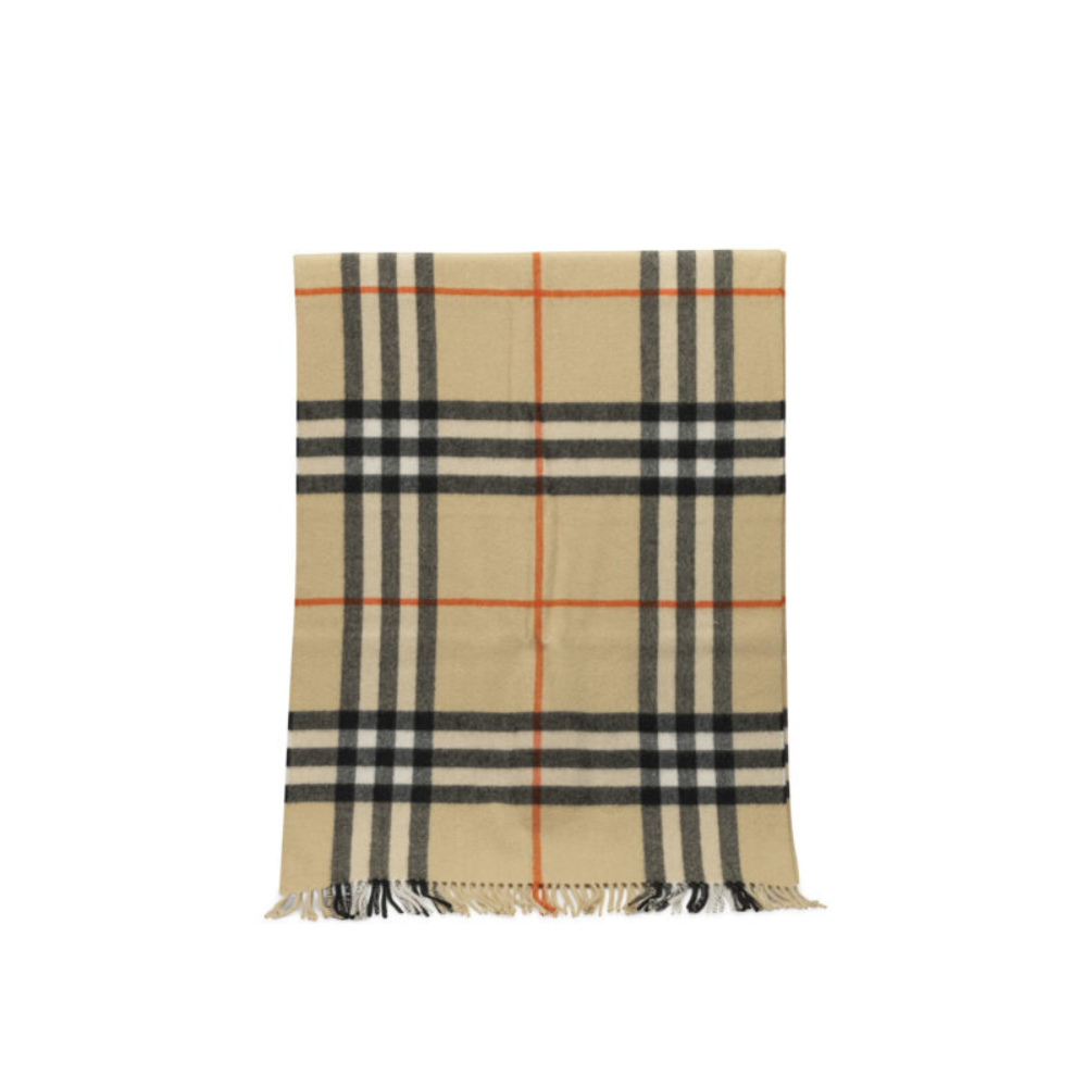 Sans titre (1000 x 1000 px) - 2026-06-22T193952.817 BURBERRY écharpe à franges en cachemire femme beige – Image 1