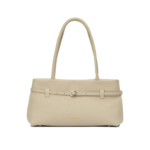 MANU ATELIER sac porté épaule en cuir femme blanc