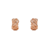 BOTTEGA VENETA boucles d'oreilles en laiton dorées femme