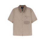 REPRESENT chemise en coton homme beige