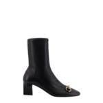 GUCCI bottines en cuir femme noires