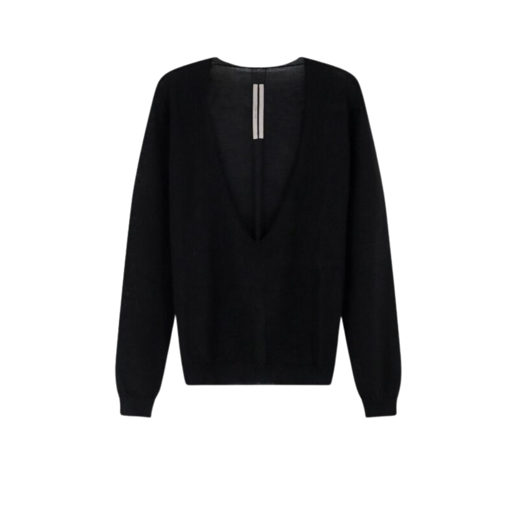 Sans titre (1000 x 1000 px) - 2026-07-22T225037.155 RICK OWENS pull en laine femme noir – Image 1