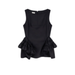 DRIES VAN NOTEN top en laine femme noir