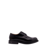 CHURCH'S chaussures à lacets en cuir homme noires