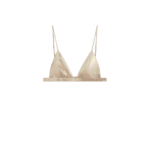 THE FRANKIE SHOP bralette en satin femme beige