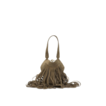 KHAITE sac porté épaule petit modèle en cuir femme beige