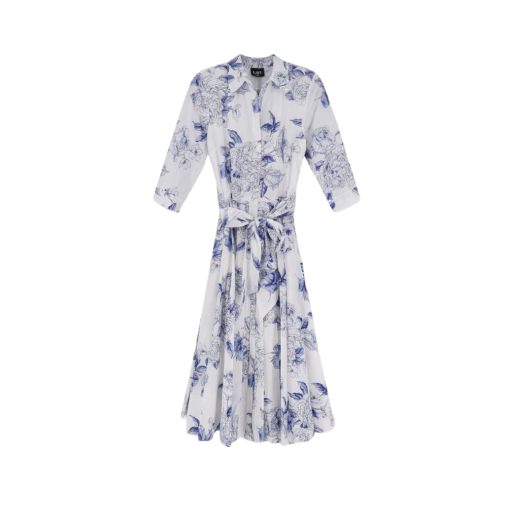 Sans titre (1000 x 1000 px) (76) LAVI robe chemisier en coton femme blanche – Image 1