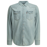 LEVI'S chemise en coton homme bleu clair
