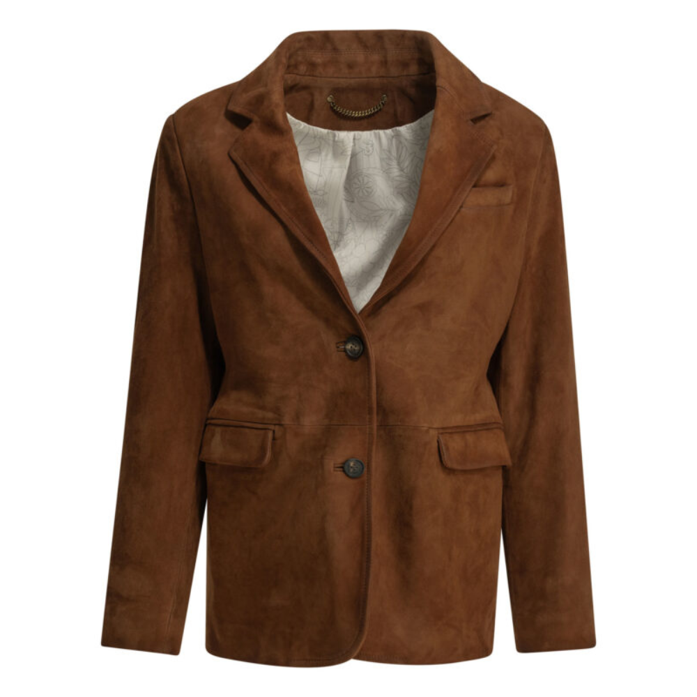 Sans titre (1000 x 1000 px) (77) GOLDEN GOOSE veste en cuir femme marron – Image 1