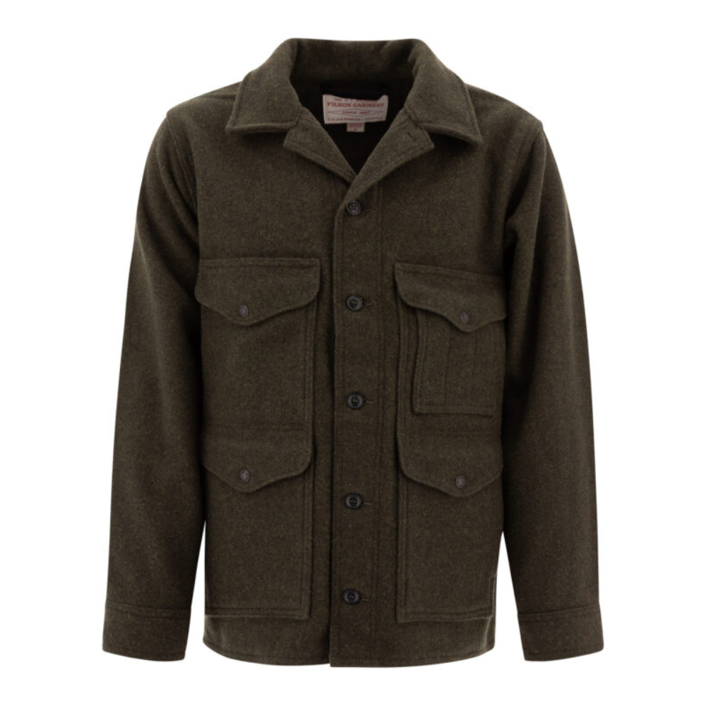 Sans titre (1000 x 1000 px) (78) FILSON manteau en laine homme vert – Image 1