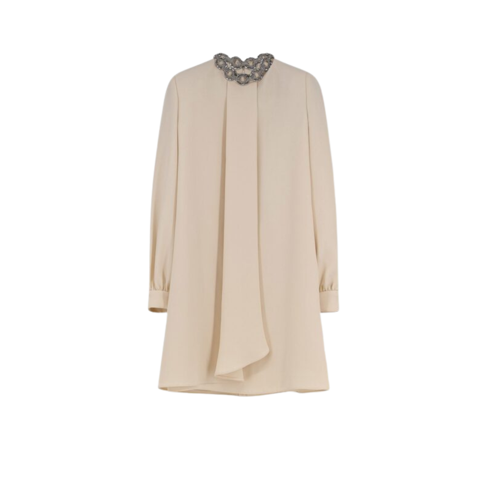Sans titre (1000 x 1000 px) (79) VALENTINO robe courte femme beige – Image 1