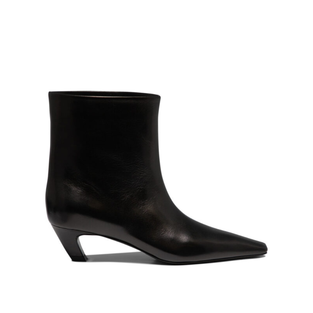 Sans titre (1000 x 1000 px) (81) KHAITE bottines en cuir femme noires – Image 1