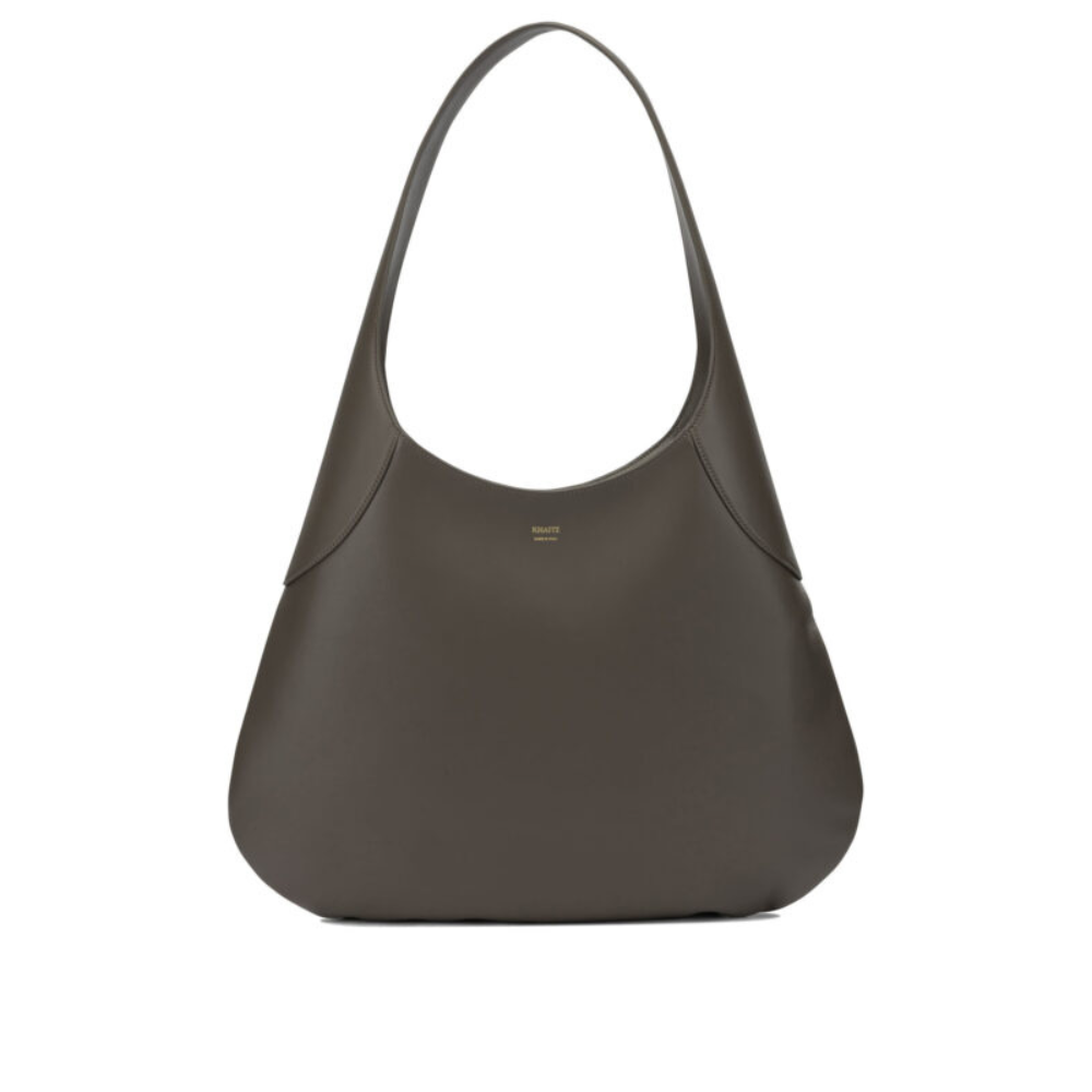 Sans titre (1000 x 1000 px) (83) KHAITE sac à épaule large en cuir femme marron – Image 1
