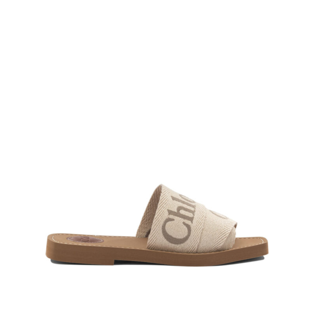 Sans titre (1000 x 1000 px) (85) CHLOÉ mules plates femme beige – Image 1