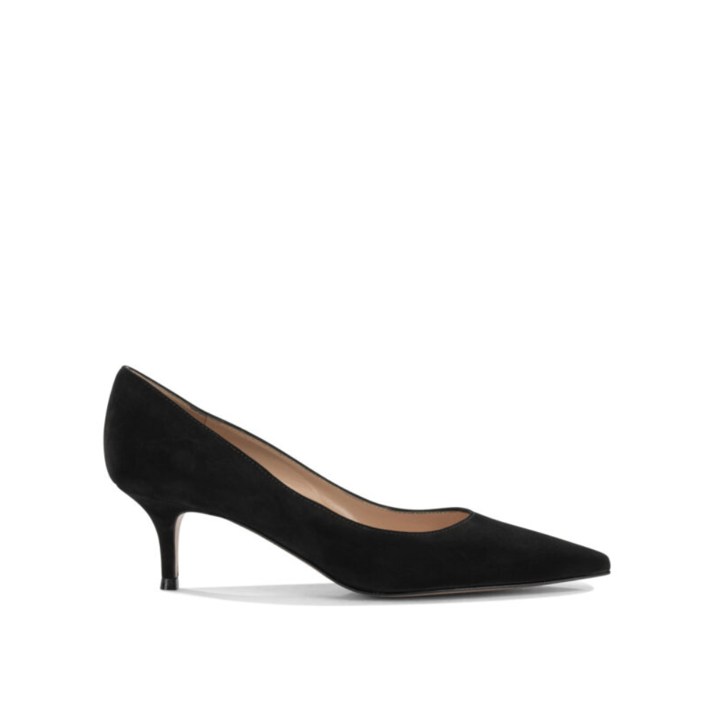 Sans titre (1000 x 1000 px) (87) GIANVITO ROSSI escarpins en daim femme noirs – Image 1