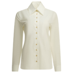 KHAITE chemise en coton femme blanche