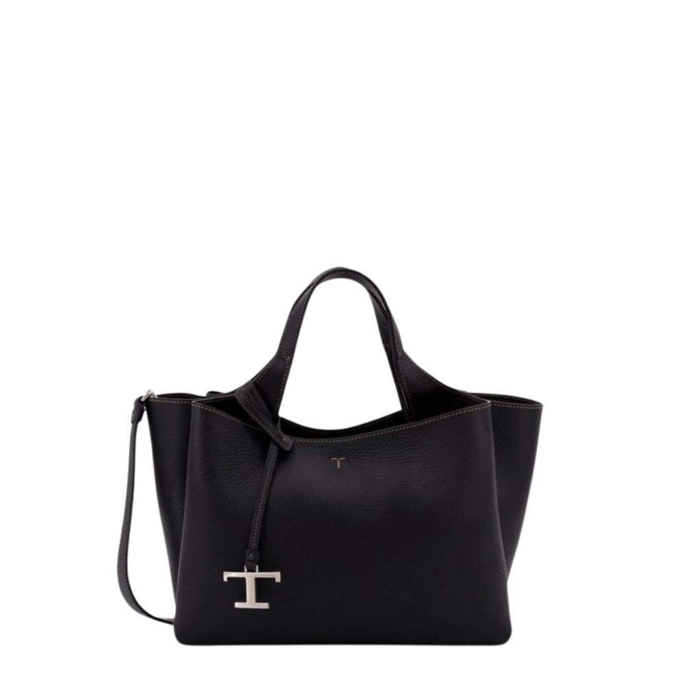Sans titre (1000 x 1000 px) (89) TOD'S sac bandoulière en cuir femme noir – Image 1