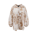 LAVI chemise en ramié femme beige