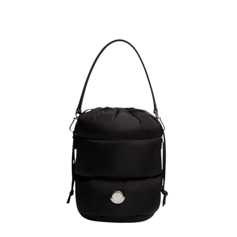 Sans titre (1000 x 1000 px) (90) MONCLER sac seau en nylon femme noir – Image 1