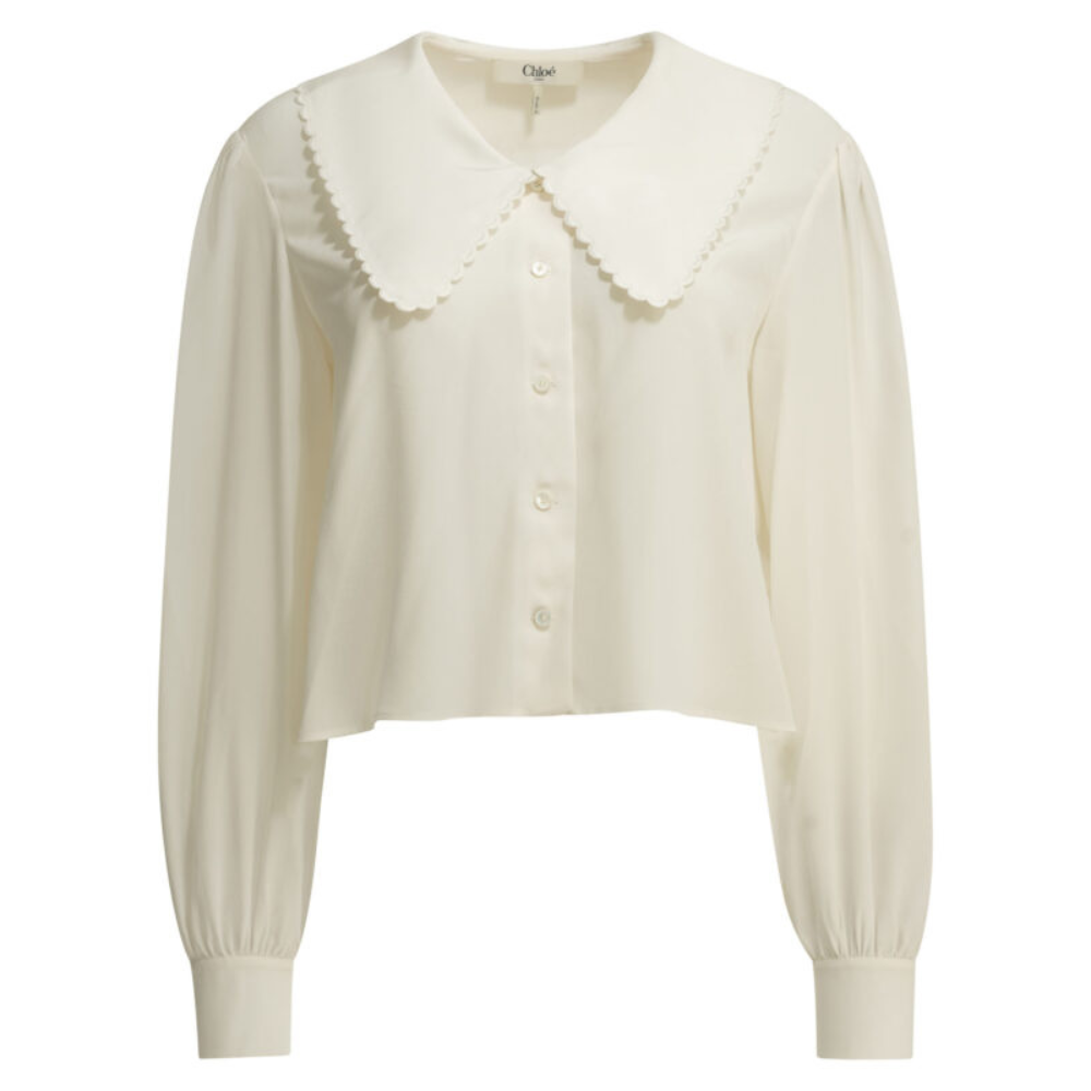 Sans titre (1000 x 1000 px) (93) CHLOÉ chemise en soie femme blanche – Image 1
