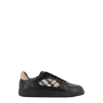BURBERRY baskets en cuir homme noires