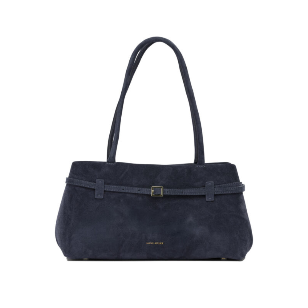 Sans titre (1000 x 1000 px) (96) MANU ATELIER sac porté épaule en daim femme bleu – Image 1