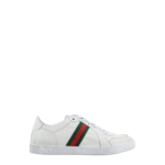 GUCCI baskets en cuir femme blanches
